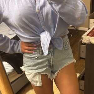 Light Blue Denim Shorts size 7/28